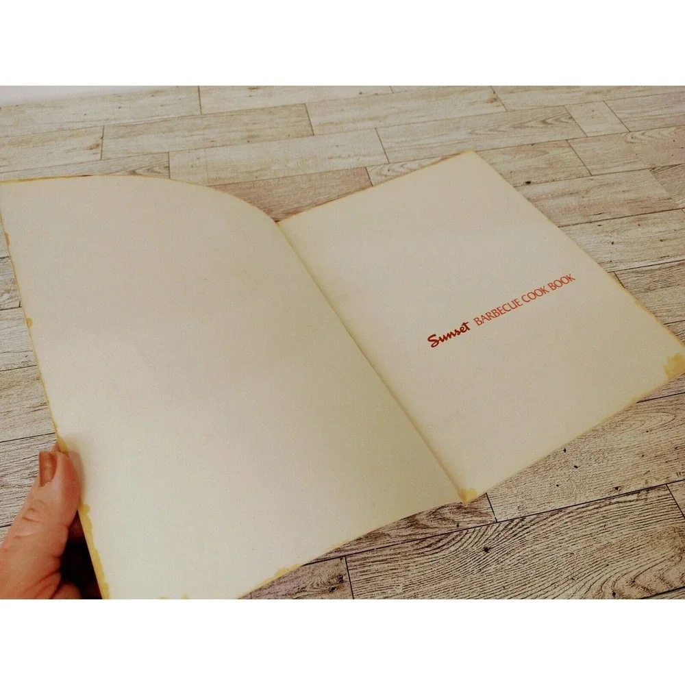 Sunset‎ Barbecue Cook Book - Vtg 1974 - Paperback BBQ Cookbook Recipes
